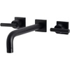 image:imageKingston Brass KS6020CML Manhattan Wall Mount Tub Faucet Matte Black
