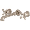 image:imageKingston Brass KS7021AX English Country Wall Mount Roman Tub Faucet Polished ChromeBrushed Nickel