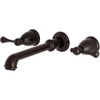 image:imageKingston Brass KS7025BL English Country 2Handle Wall Mount Roman Tub Faucet Oil Rubbed Bronze