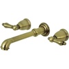 image:imageKingston Brass KS7028AL English Country Wall Mount Roman Tub Faucet Brushed NickelAntique Brass