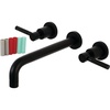 image:imageKingston Brass KS8020DKL Kaiser Roman Tub Faucet Matte Black 1463 x 10 x 306Matte Black