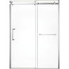 image:imageKingston Brass Prato SSD60768KL8 60 L x 76 H Left Handed Showe Door Brushed NickelPolished Chrome