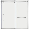image:imageKingston SSD60608SL7 Toledo 60 W x 60 H Left Handed Tub Door Brushed BrassPolished Chrome