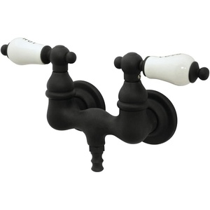 image:imageKingston Brass CC34T1 Vintage 338Inch Wall Mount Tub Faucet Polished ChromeOil Rubbed Bronze