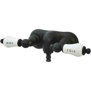 image:imageKingston Brass CC44T1 Vintage 338Inch Wall Mount Tub Faucet Polished ChromeOil Rubbed Bronze