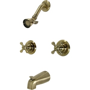 image:imageKingston Brass KB243AXAB Magellan Tub and Shower Faucet Antique Brass 72 x 8 x 738