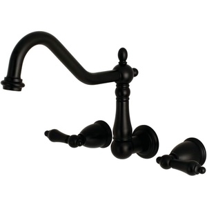 image:imageKingston Brass KS1027AL Wall Mount Tub Filler Brushed Brass 13 x 794 x 619Matte Black