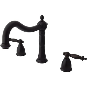 image:imageKingston Brass KS1342TL Heritage Roman Tub Faucet Polished BrassOil Rubbed Bronze