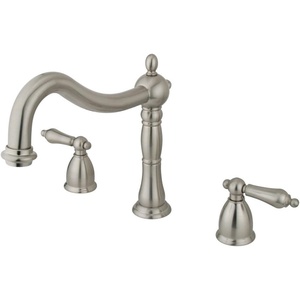 image:imageKingston Brass KS1345AL Heritage Roman Tub Faucet Oil Rubbed BronzeBrushed Nickel