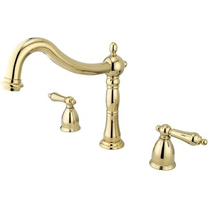 image:imageKingston Brass KS1345AL Heritage Roman Tub Faucet Oil Rubbed BronzePolished Brass