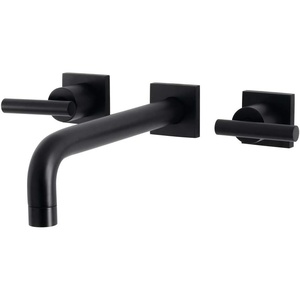 image:imageKingston Brass KS6020CML Manhattan Wall Mount Tub Faucet Matte Black