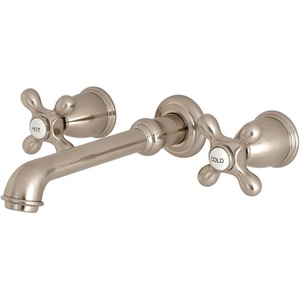 image:imageKingston Brass KS7021AX English Country Wall Mount Roman Tub Faucet Polished ChromeBrushed Nickel
