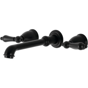 image:imageKingston Brass KS7028AL English Country Wall Mount Roman Tub Faucet Brushed NickelMatte Black