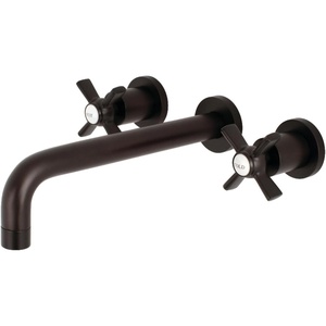 image:imageKingston Brass KS8025ZX Millennium TwoHandle Wall Mount Tub Faucet Oil Rubbed BronzeOil Rubbed Bronze