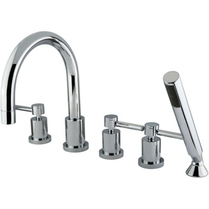 image:imageKingston Brass KS83215DL Concord 5Piece Roman Tub Faucet Polished ChromePolished Chrome