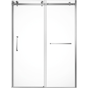 image:imageKingston Brass Prato SSD60768KL8 60 L x 76 H Left Handed Showe Door Brushed NickelBrushed Nickel