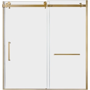 image:imageKingston SSD60608SL7 Toledo 60 W x 60 H Left Handed Tub Door Brushed BrassBrushed Brass