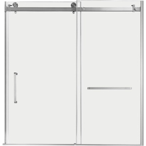 image:imageKingston SSD60608SL7 Toledo 60 W x 60 H Left Handed Tub Door Brushed BrassBrushed Nickel
