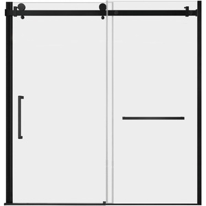 image:imageKingston SSD60608SL7 Toledo 60 W x 60 H Left Handed Tub Door Brushed BrassMatte Black
