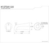 image:imageKINGSTON BRASS K1273A1 538Inch Universal Diverter Tub Spout Polished ChromeOil Rubbed Bronze