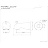 image:imageKINGSTON BRASS K1275A8 6Inch Universal Diverter Tub Spout Brushed NickelPolished Chrome