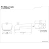 image:imageKINGSTON BRASS K1293A1 Universal Diverter Tub Spout Polished ChromeBrushed Nickel