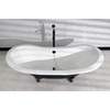 image:imageKingston Brass CC2093 Clawfoot Tub Waste amp Overflow Drain 20 Gauge Antique BrassOil Rubbed Bronze
