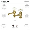 image:imageKingston Brass CC9L8 Vintage Basin Tap Faucet Brushed NickelOil Rubbed Bronze