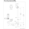 image:imageKingston Brass DTL1168 Bath Tub Drain and Overflow Brushed Nickel 255 x 125 x 175Brushed Nickel