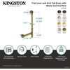 image:imageKingston Brass DTL1168 Bath Tub Drain and Overflow Brushed Nickel 255 x 125 x 175Polished Chrome