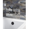 image:imageKingston Brass DTL5305A5 Trimscape Grid Tub Drain Kit Oil Rubbed Bronze OilRubbed BronzeMatte Black