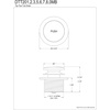 image:imageKingston Brass DTT207 TipToe Tub Drain Brushed Brass2716 2316 L x 21316 WOil Rubbed Bronze
