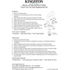 image:imageKingston Brass DTT5302A0 Easy Touch ToeTap Tub Drain Kit Matte BlackBrushed Brass