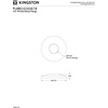 image:imageKingston Brass FL480 Made To Match 12 IPS Brass Flange Matte BlackBrushed Nickel