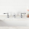 image:imageKingston Brass GKB941AL Magellan MiniWidespread Lavatory Faucet with Retail PopUp 4716 inch in Spout Reach Polished ChromePolished Chrome