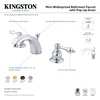 image:imageKingston Brass GKB941AL Magellan MiniWidespread Lavatory Faucet with Retail PopUp 4716 inch in Spout Reach Polished ChromePolished Chrome