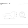 image:imageKingston Brass K184C8 Designer Trimscape Showerscape 5Inch Tub Spout Brushed NickelBrushed Nickel