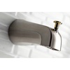 image:imageKingston Brass K188A7 514 Inch Zinc Tub Spout with Diverter Brushed NickelPolished ChromeBrushed NickelPolished Brass