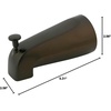 image:imageKingston Brass K188A7 514 Inch Zinc Tub Spout with Diverter Brushed NickelPolished ChromeOil Rubbed Bronze