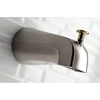 image:imageKingston Brass K188A7SB 514 Inch Zinc Tub Spout with Diverter Brushed Brass