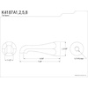 image:imageKingston Brass K4187A1 Designer Trimscape Showerscape Tub Faucet Spout Polished ChromeOil Rubbed Bronze