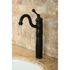 image:imageKingston Brass KB1428BL Heritage Vessel Sink Faucet with Optional Cover Plate Brushed NickelOil Rubbed Bronze