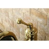 image:imageKingston Brass KB1428BL Heritage Vessel Sink Faucet with Optional Cover Plate Brushed NickelPolished Brass