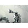 image:imageKingston Brass KB1428BL Heritage Vessel Sink Faucet with Optional Cover Plate Brushed NickelPolished Chrome