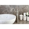 image:imageKingston Brass KB3425BL Victorian Vessel Sink Faucet Oil Rubbed BronzeBrushed Nickel