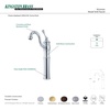 image:imageKingston Brass KB3425BL Victorian Vessel Sink Faucet Oil Rubbed BronzePolished Chrome