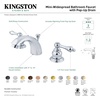 image:imageKingston Brass KB949AL Victorian MiniWidespread Lavatory Faucet Brushed Nickel with Polished Brass Trim 45 x 35 x 206Brushed Nickel with Polished Brass Trim