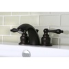 image:imageKingston Brass KB949AL Victorian MiniWidespread Lavatory Faucet Brushed Nickel with Polished Brass Trim 45 x 35 x 206Oil Rubbed Bronze