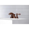 image:imageKingston Brass KB958ACL American Classic MiniWidespread Bathroom Faucet with Plastic PopUp Brushed NickelAntique Copper