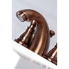 image:imageKingston Brass KB958ACL American Classic MiniWidespread Bathroom Faucet with Plastic PopUp Brushed NickelAntique Copper